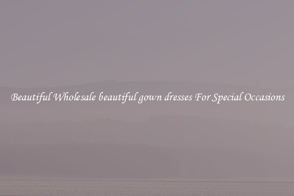 Beautiful Wholesale beautiful gown dresses For Special Occasions
