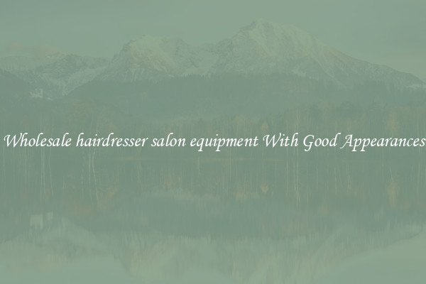 Wholesale hairdresser salon equipment With Good Appearances
