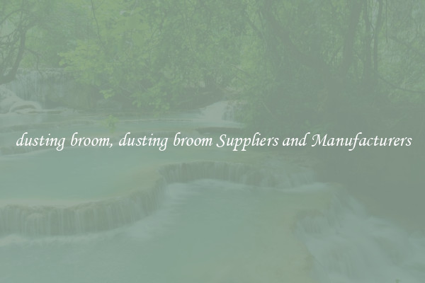 dusting broom, dusting broom Suppliers and Manufacturers