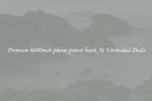 Premium 6600mah phone power bank At Unrivaled Deals