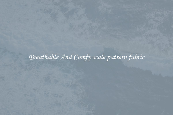Breathable And Comfy scale pattern fabric