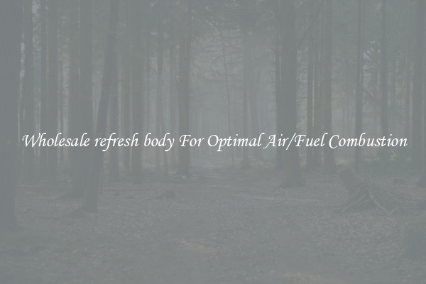 Wholesale refresh body For Optimal Air/Fuel Combustion