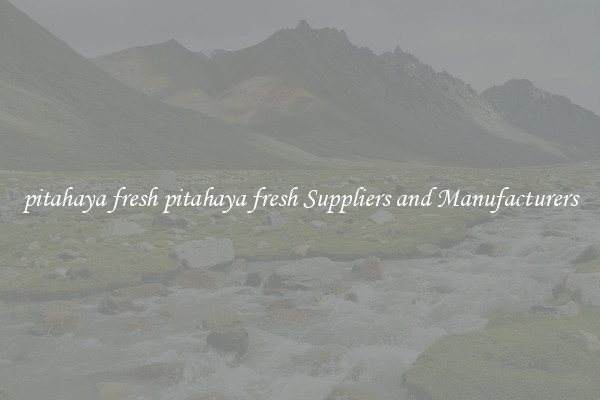 pitahaya fresh pitahaya fresh Suppliers and Manufacturers